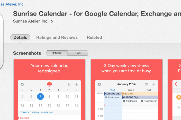 Replace Your Native Calendar App with Sunrise